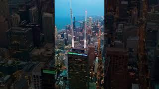 @DJI Mini 3 Pro soaring high in Chicago at over 1300'  #mini3pro #chicago #dji #drones #city