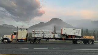 Trucking in Alaska-Flatbed load to Valdez