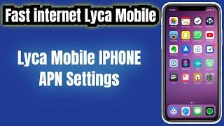 lyca mobile data network Settings iphone | lyca Mobile internet settings