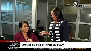 Celebrating World Television Day with SABC News team