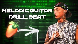 How to Make Melodic Guitar Drill Beat I Fl Studio I Tutorial