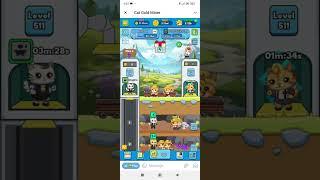 about the tokens and airdrops in the cat gold miner game. how to collect and sell them