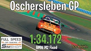 iRacing BMW M2 CS Oschersleben Track Guide 1:34.172 - Rookie Fixed Setup