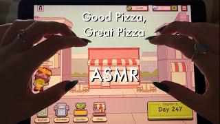 ASMR Let’s Play Good Pizza, Great Pizza! Whispers With Screen Taps & Scratches ᵕ̈