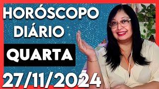 HOROSCOPO DO DIA PREVISAO DIARIA 27 11 2024 SIGNOS Cigana Carmencita