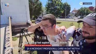 Stirile Kanal D - Si-a incendiat profesorul care i-a dat nota 4! | Editie de seara