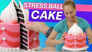 Stressed out?!! Check out this STRESS RELIEF SQUEEZE BALL CAKE!! | How to Cake It with Yolanda Gampp