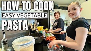 HOW TO COOK EASY VEGETABLE PASTA | ONE POT MEAL IDEAS | Vegetarian recipe