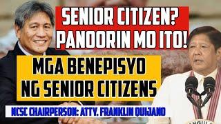 ALERTO ALL SENIORS 60 YEARS OLD PATAAS! PANOORIN MO ITO! SENIOR CITIZENS BENEFITS