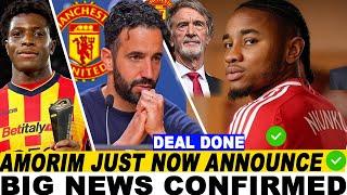 YES 100% DONEMan United Signing Done With NKUNKU AMORIM Confirmed Double Deal doneTransfer Update