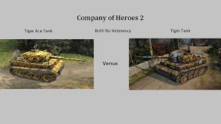 Company of Heroes 2: Tiger Ace Tank VS Tiger Tank part 1