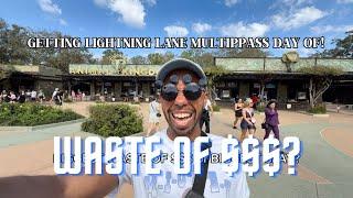 BIGGEST WASTE OF MONEY AT DISNEY WORLD??? Giving Lightning Lane Multipass Pass ANOTHER chance!