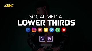 FREE Lower Thirds Template For Premiere Pro - After Effects Templates - Works with Premiere Pro - 4K