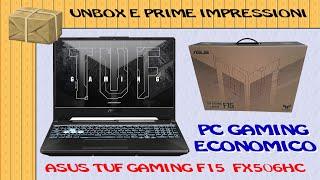 Notebook Gaming Economico Asus F15-FX506HC