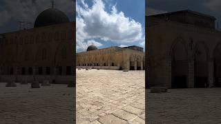 The Dome of the Rock and Al-Aqsa Mosque on the Temple Mount. Jerusalem, Israel 2024