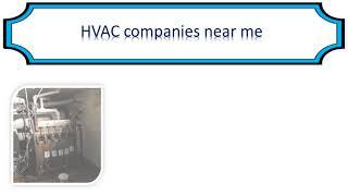 Hvac companies near me