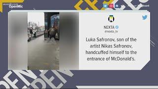 CAKE OF THE WEEK: Russian man who chained himself to McDonald's out of protest | Open Mic