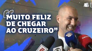 AS PRIMEIRAS PALAVRAS DE LEONARDO JARDIM COMO TÉCNICO DO CRUZEIRO