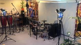 Drum and bass time lapse set up/ play through