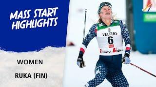 Jessie Diggins holds off Sundling in final event at Ruka | FIS Cross Country World Cup 24-25