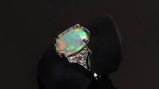 Opal Ring Designed By Christopher Michael 2.21 Carat