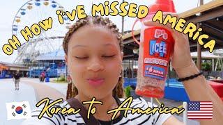 Back In America  VLOG | Family time, Good Food, and Amusement Parks