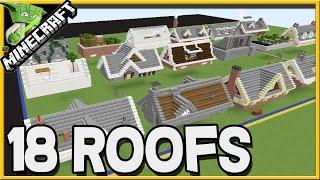 Minecraft 18 ROOF designs