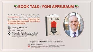 Yoni Applebaum Book Talk presented by the Taubman Center