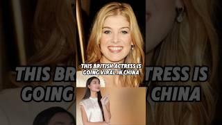 This British Actress Is Going Viral in China 🫢 #chinese #learnchinese #funny #celebrity #mandarin