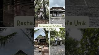 Restaurant dan Cafe Unik di Jogja #travelshorts #shorts