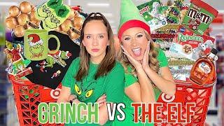 GRINCH  VS ELF ️ TARGET SHOPPING CHALLENGE