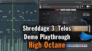 High Octane - Shreddage 3 Telos Demo Playthrough (Virtual Guitar)