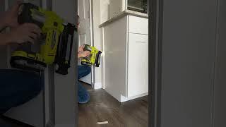 Builder Grade  Custom Made! . DIY your cabinet end panel for under $25 #howto #diyhomeprojects