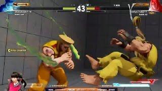 SFV - Momochi (Guile) vs. Kintyo-ru (High Rank Ken)