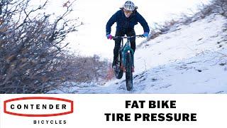 How to Find Your Proper Tire Pressure On the Fat Bike | Contender Bicycles