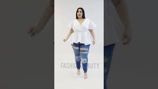 Latest Plus Size Fashion For Curvy Women dress Bryanne Top