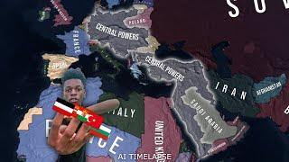 What If The CENTRAL POWERS Returned In 1936? [HOI4 AI Timelapse]