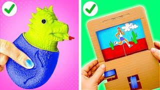 CREATIVE DIY IDEAS FOR SMART PARENTS || Handmade DIY Fidgets! Cool Crafts from Cardboard by DrawPaw