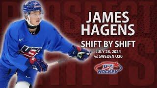 James Hagens vs Sweden U20 | July 28 2024