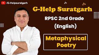 RPSC 2nd Grade - English - Metaphysical Poetry