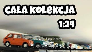 Cała kolekcja - modele 1:24 Hachette Fiat 126p 125p Polonez Borewicz Żuk Taroan Warszawa m20 Syrena