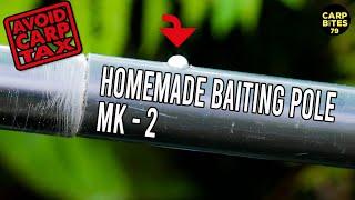 Improving my Home Made 30m Baiting Pole. Carp Fishing Tips - BAIT SPOON