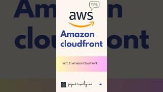 Intro to Amazon CloudFront | AWS | Jayant Tripathy #aws #cloudfront #jayant #jayanttripathy #shorts