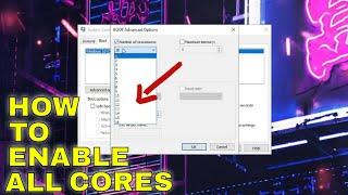 How To Enable All CPU Cores Windows 10 - Boost PC PERFORMANCE 2024 (Do At Own Risk)