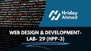 Lab 29 - Web Design & Development - HPP3