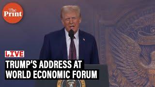 LIVE: US President Trump’s address at the World Economic Forum, Davos