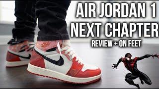 AIR JORDAN 1 NEXT CHAPTER SPIDERMAN REVIEW & ON FEET // YOU WILL REGRET SLEEPING ON THESE!