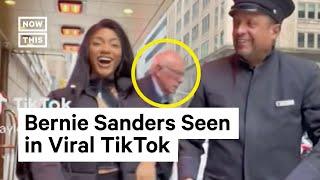 Bernie Sanders Accidentally Crashes TikTok Dance & Goes Viral