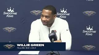 Willie Green recaps win over Portland | Pelicans vs. Trail Blazers Postgame 3/16/24