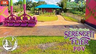 New Serengeti Flyer On Ride POV 5K 60FPS | World's Tallest S&S Swing | Busch Gardens Tampa